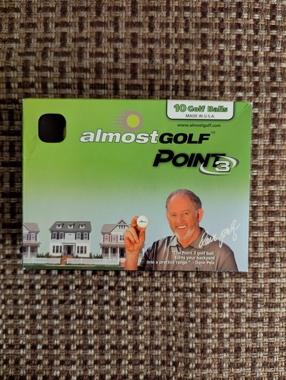 AlmostGOLF Point3 Safe Practice Golf Balls 9-Pack At Home Practice